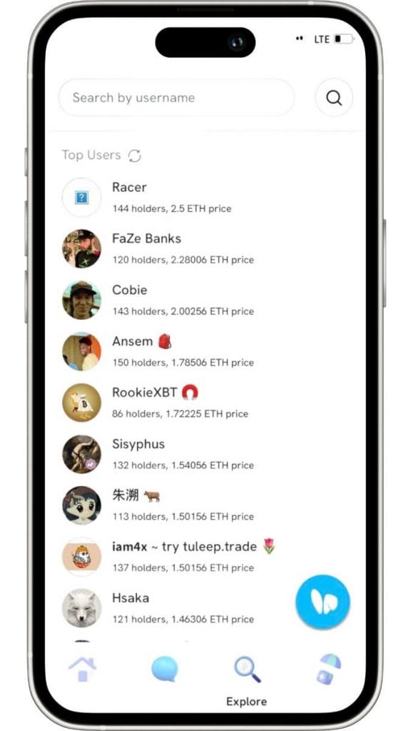 Friend Tech's Elite: The Top Users
