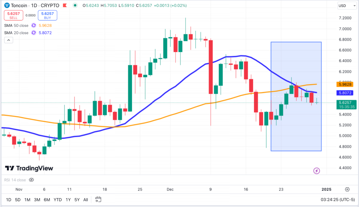 Analysis of Toncoin Price for Investors