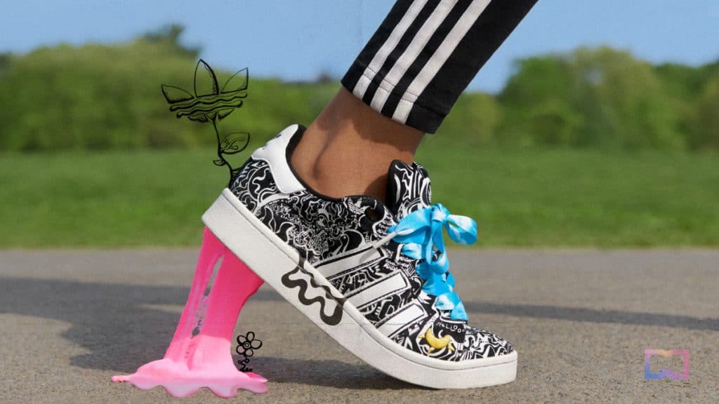 Adidas Originals teams up with FEWOCiOUS for NFT-enhanced footwear.