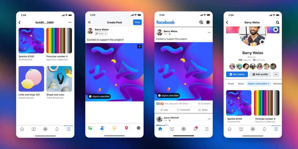 Meta is forging ahead with its exploration of Ethereum and Polygon NFTs on Facebook.