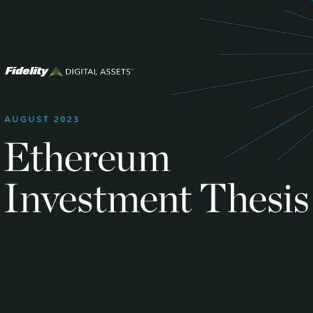 Fidelity's investment thesis on Ethereum indicates that increasing demand for the network may lead to rising ETH prices.