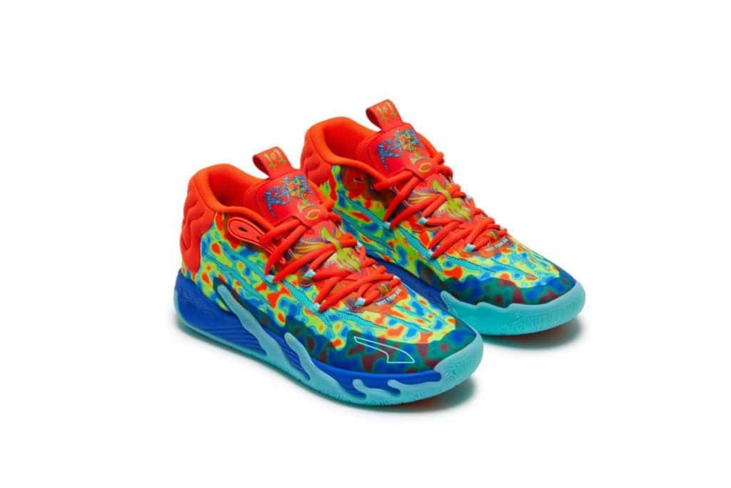 This marks the third collaboration between LaMelo Ball and Puma for his sneaker line. Previous collections have also carried the 'MB.03' branding, and fans can anticipate more drops later this year.