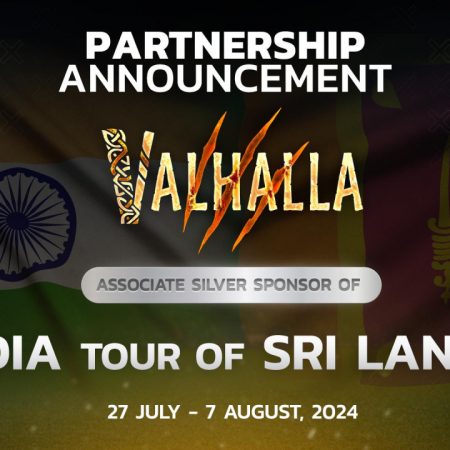Floki’s Valhalla has joined forces as an associate sponsor for India’s cricket tour of Sri Lanka.