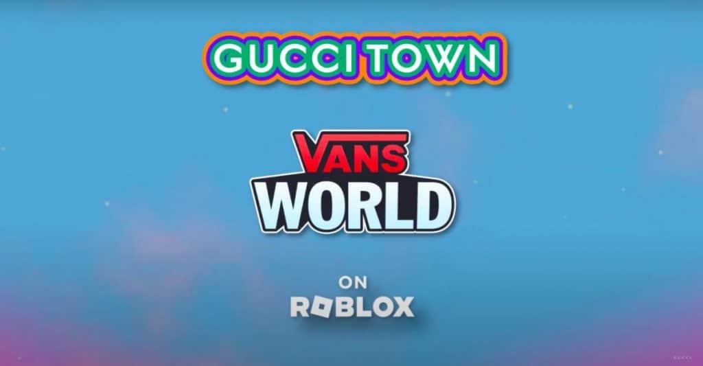 Gucci and Vans collaborate for an exclusive virtual experience on Roblox