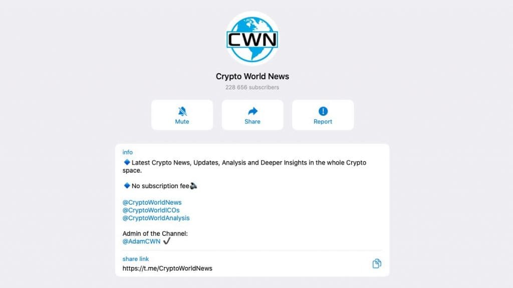 1. Crypto World News