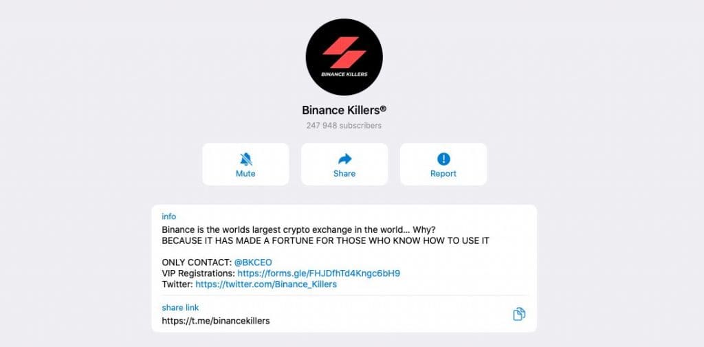 7. Binance Killers