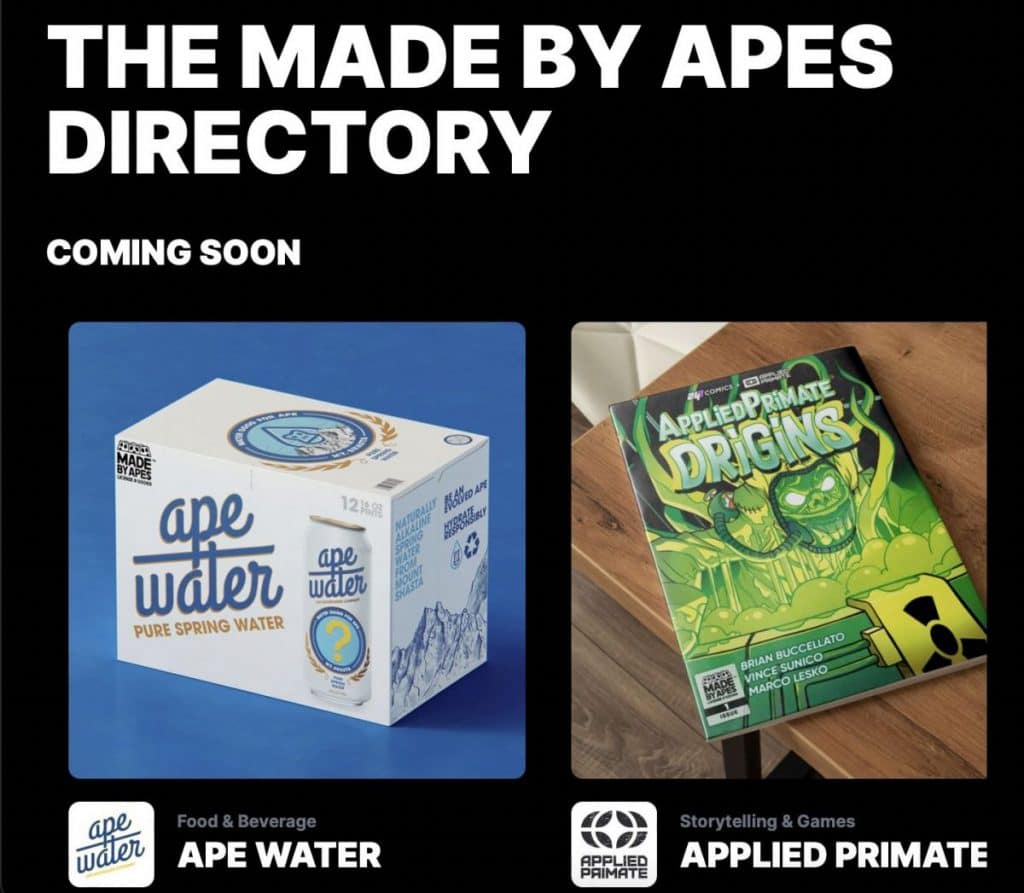 Bored Ape Yacht Club Launches “Made by Apes,” Allows Holders to License BAYC-Themed Businesses and Products