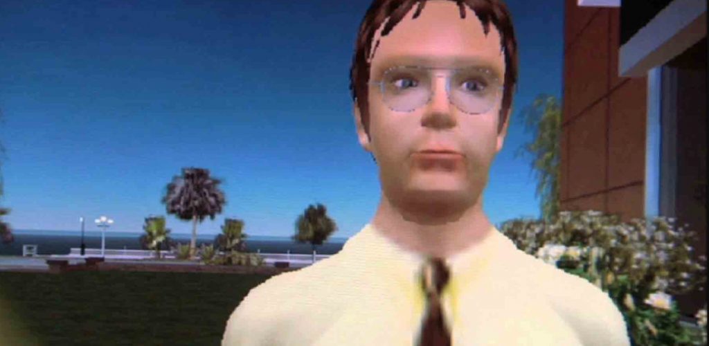 Avatar of Dwight Schrute from 'The Office' in Second Life