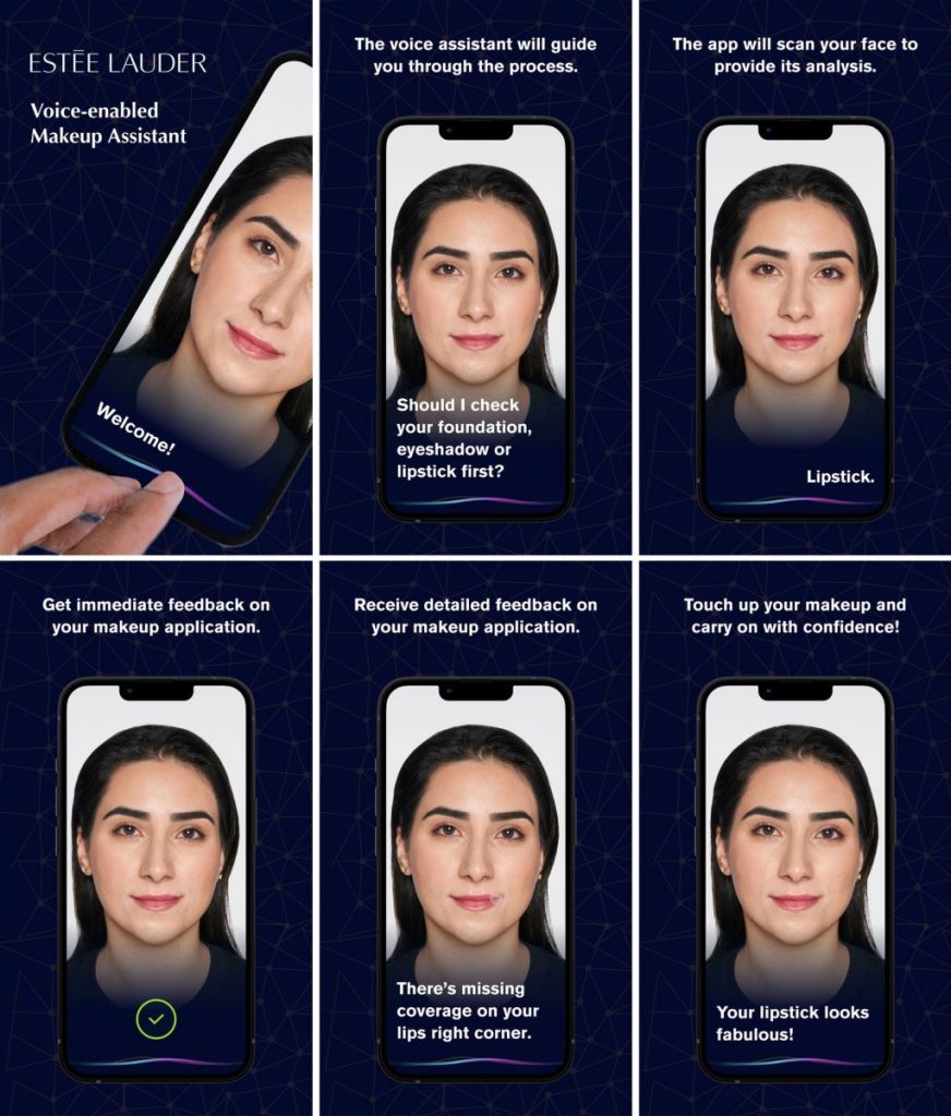 Estée Lauder’s innovative AR and AI-driven app is now available.