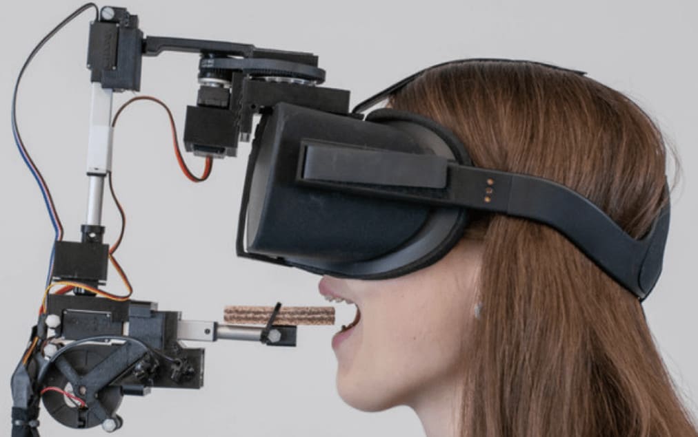 Utilizing a Headset Ultrasound Phased Array for Mouth Haptics in Virtual Reality.