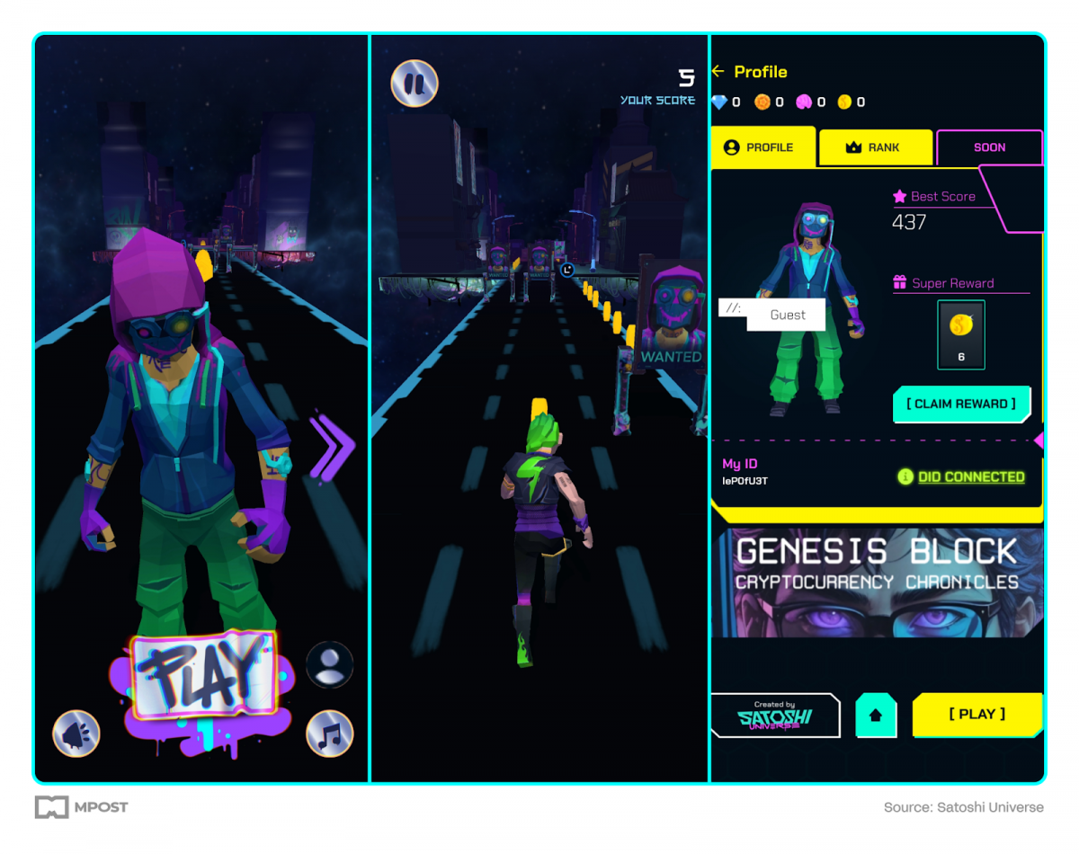Satoshi Universe Presents ‘Run, Linea, Run!’: Embrace the Fusion of Mobile Gaming and Blockchain in Runner2060. Participate in a 2,000 USDT Reward Pool!
