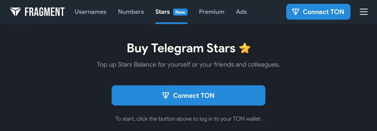 telegram start where to buy with TON
