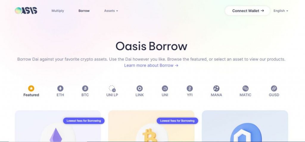Oasis Borrow: Your Go-To Crypto Lending Platform
