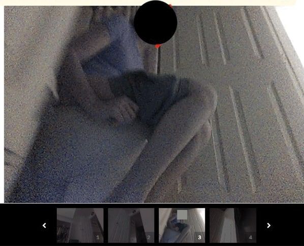 The iRobot Roomba J7 series vacuum cleaner periodically takes photos while cleaning
