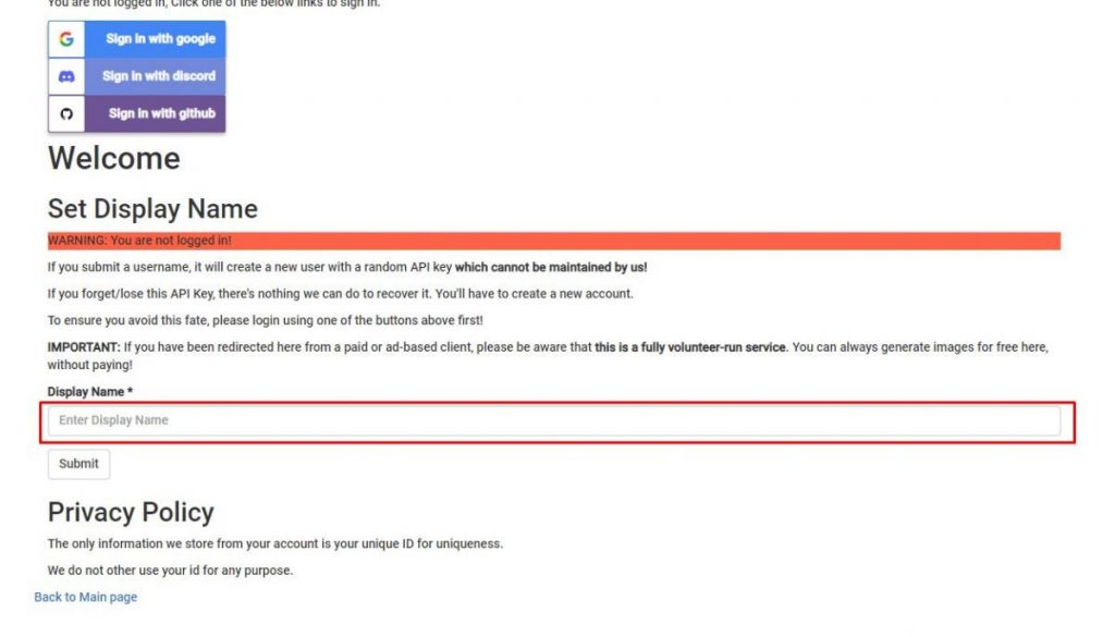 1. Register account.