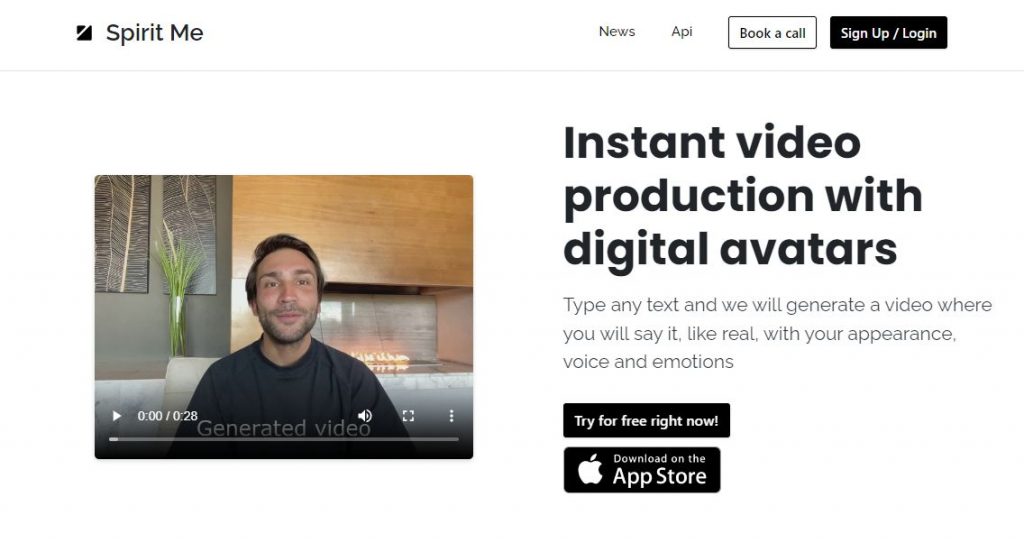 What’s more, these lifelike avatars can be generated in mere moments. This makes SpiritMe an ideal option for busy professionals who require high-quality video content quickly and effortlessly. So why delay? Dive in today and experience how simple and cost-effective video production can be with SpiritMe!