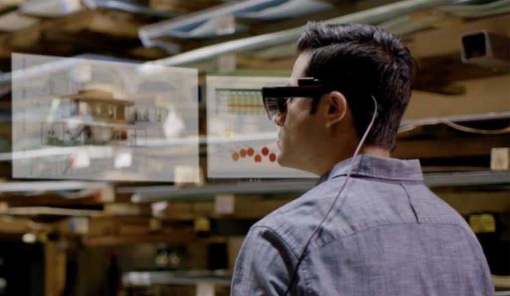 Image captured from Lenovo's demonstration of Smart Glasses